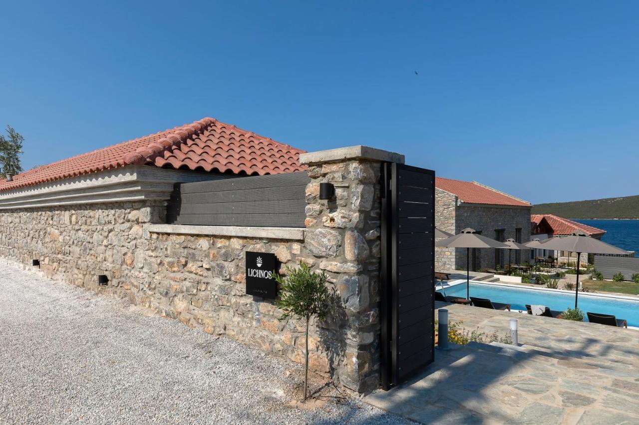 Lichnos Luxury Suites Sourpi エクステリア 写真