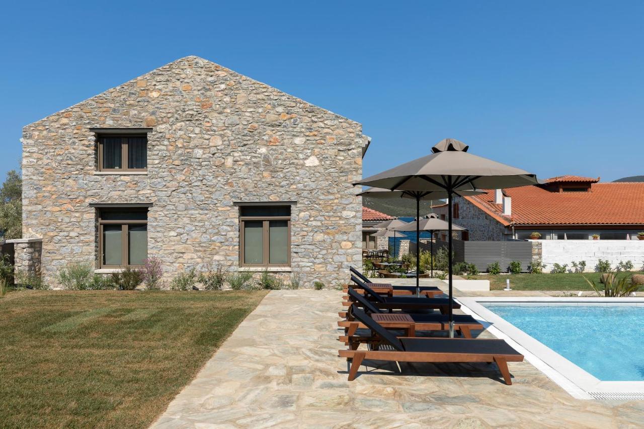 Lichnos Luxury Suites Sourpi エクステリア 写真